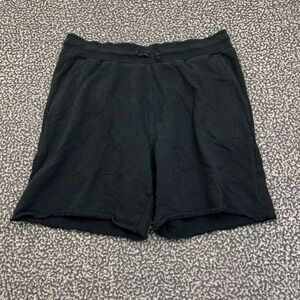 Active Ride Shop Shorts Men Extra Large Black Sweat Drawstring Outdoor Cotton XL
